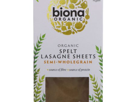 Biona | Spelt Lasagne Sheets - Organic | 250g Online Hot Sale