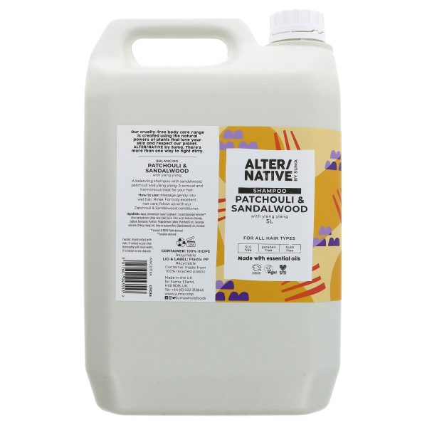 Alter Native | Shampoo - Patchouli - For all hair types | 5l For Sale