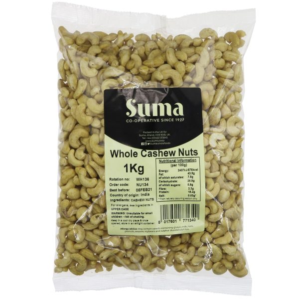 Suma | Cashew - Whole | 1 KG on Sale