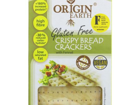 Origin Earth | Gluten Free Crackers Fennel | 150g Discount