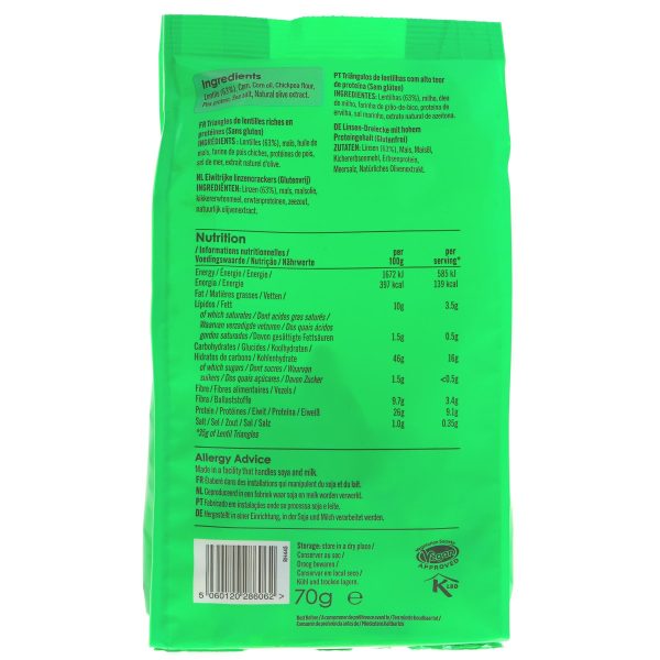 Rude Health | High Protein Lentil Triangles | 70g For Discount