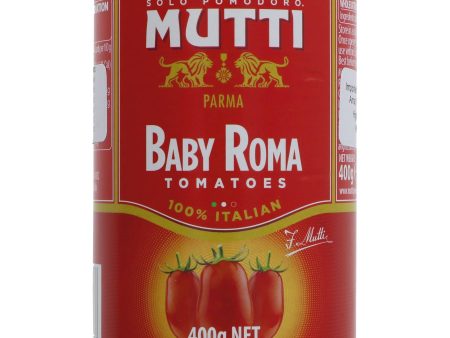 Mutti | Baby Roma Tomatoes | 400g on Sale