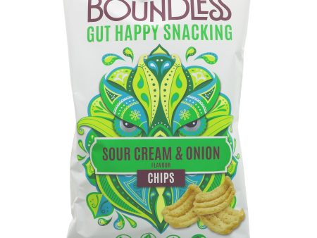 Boundless | Sour Cream & Onion Chips | 80g Fashion