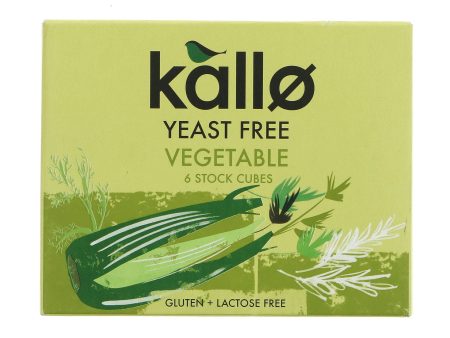 Kallo | Yeast Free Veg.stock Cubes | 66g Hot on Sale