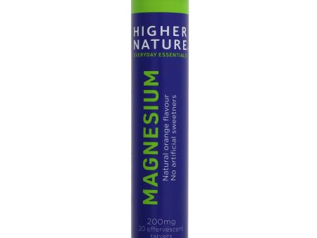 Higher Nature | Magnesium Effervescent | 20 tablets Online Sale