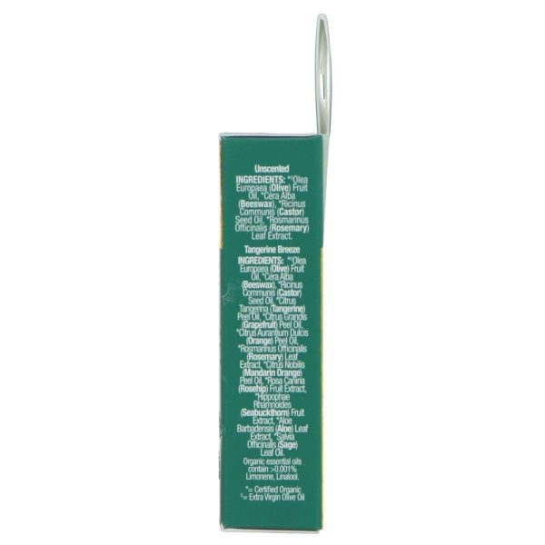 Badger Balm | Lip Balm Sticks - Green Pack - Ginger,unscent,tangerine,mint | sticks Online