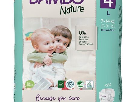 Bambo Nature | Nappies - Size 4 | 24s For Discount