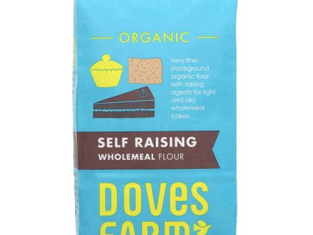 Doves Farm | Self Raising Wholemeal Flour - Blue Bag Blue Logo | 1kg For Cheap