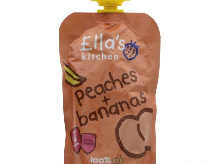 Ella s Kitchen | Peaches & Bananas | 120g Sale