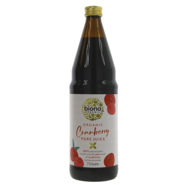 Biona | Cranberry Juice 100% Pure | 750ML on Sale