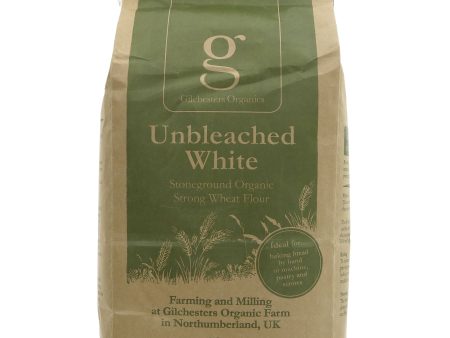 Gilchesters Organics | White Flour Strong Unbleached | 3kg Hot on Sale