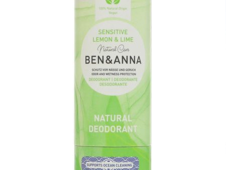 Ben & Anna | Natural Deodorant - Sensitive Lemon & Lime | 40g Sale