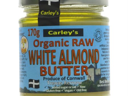 Carley s | Raw White Almond Butter | 170G For Discount