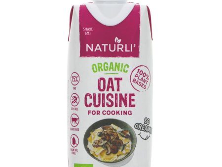 Naturli  | Organic Oat Cuisine - For sauces, soups, cooking | 330ml on Sale