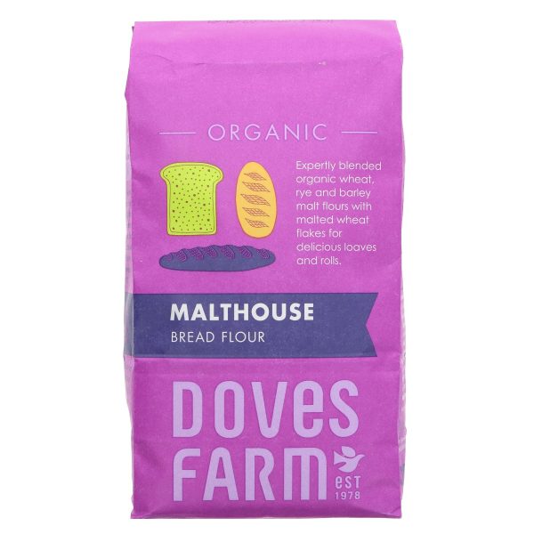 Doves Farm | Malthouse Bread Flour - Mixed Grain, Brown Logo | 1kg Online Hot Sale