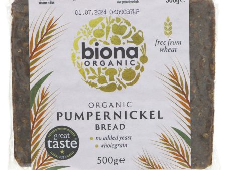 Biona | Pumpernickel Bread | 500G Cheap