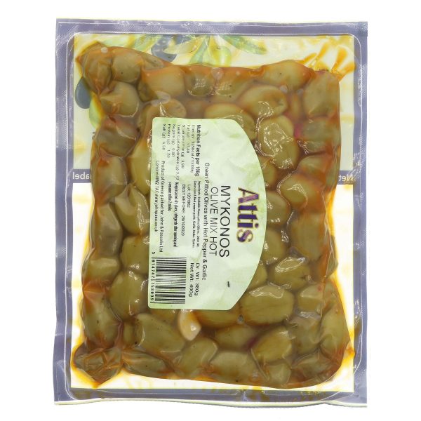 Attis Gourmet | Mykonos - Pitted Green Olives | 400G Sale