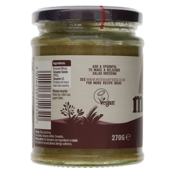 Meridian | Tahini - Dark | 270G For Discount