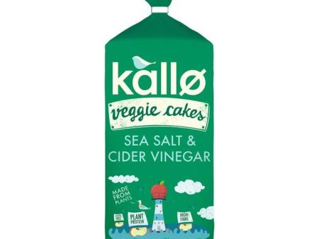 Kallo | Lentil&Pea Veggie Cake - Sea Salt & Cider Vinegar | 122g For Cheap