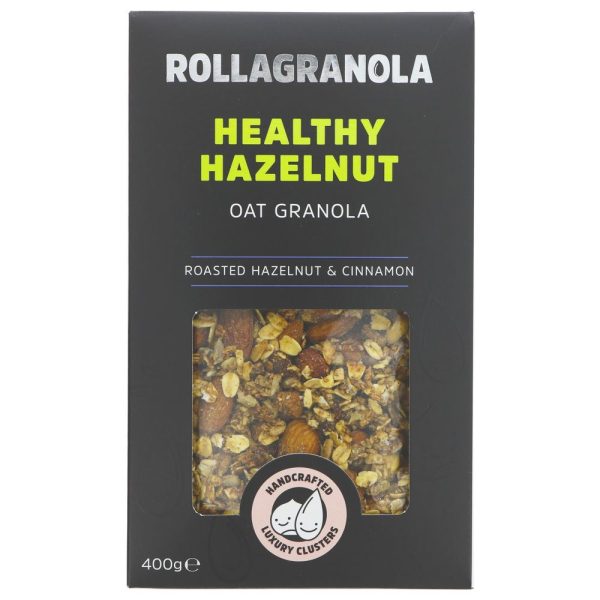 Rollagranola | Healthy Hazelnut Granola | 400g Fashion