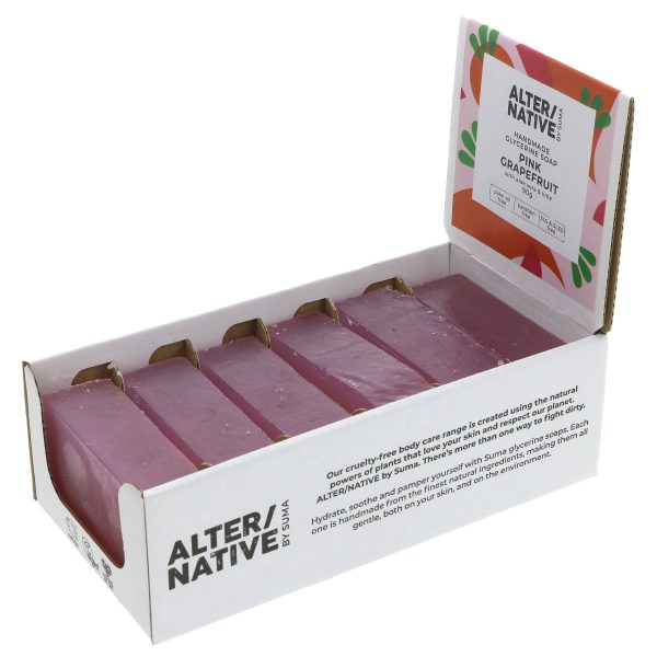 Alter Native | Glycerine Soap - Pink Grapefruit - Uplifting-with aloe & lime | 90g Online Hot Sale