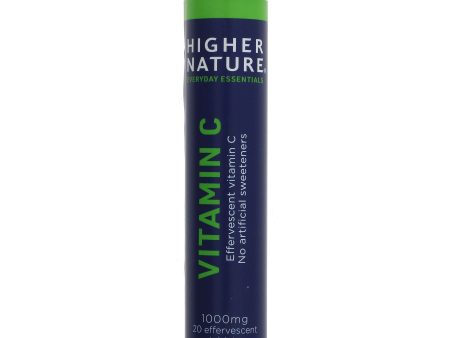 Higher Nature | Fizzy C Effervescent Vitamin C - Free of Artificial Additives | 20 tablets For Cheap