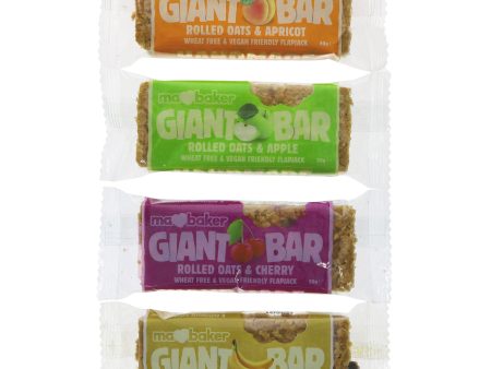 Ma Baker | Giant Fruit Bar - Wheat Free - Apple, apricot, banana, cherry | 90g For Sale