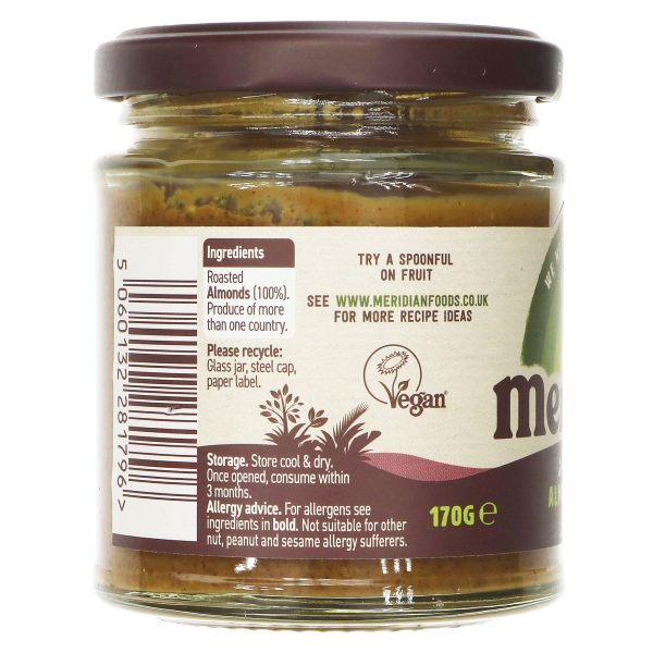 Meridian | Almond Butter Smooth | 170G Supply