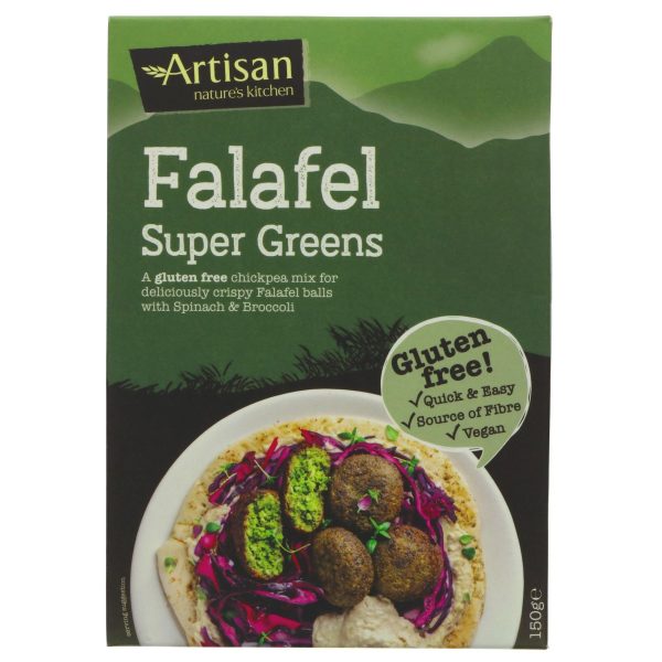 Artisan Grains | Falafel - Super Greens - Spinach & Broccoli | 150g Fashion