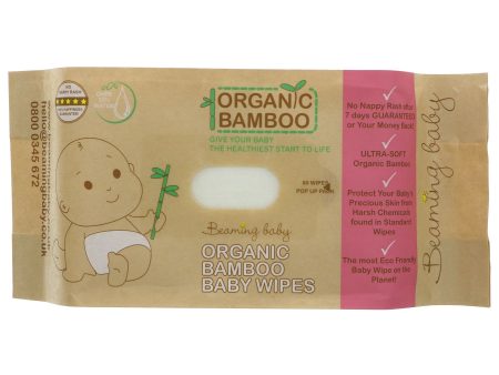 Beaming Baby | Organic Bamboo Baby Wipes | 80 For Sale