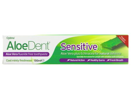 Aloe Dent | Aloe Vera Sensitive Toothpaste - with Echinacea | 100ml Discount