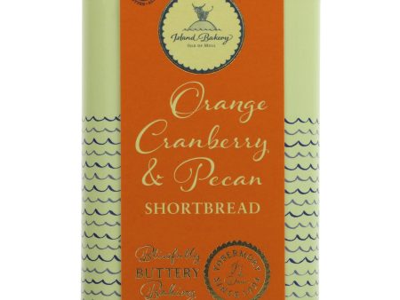 Island Bakery | Orange Cranbry Pecan Shortb Tn - Organic Shortbread Tin | 215g Supply