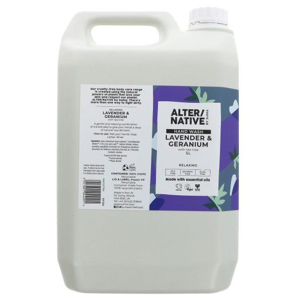 Alter Native | Hand Wash - Lavender&Geranium | 5l For Sale