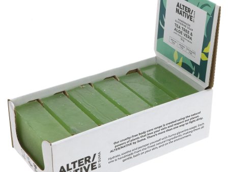 Alter Native | Glycerine Soap - Tea Tree & Aloe - Refreshing - with lemongrass | 90g Online now