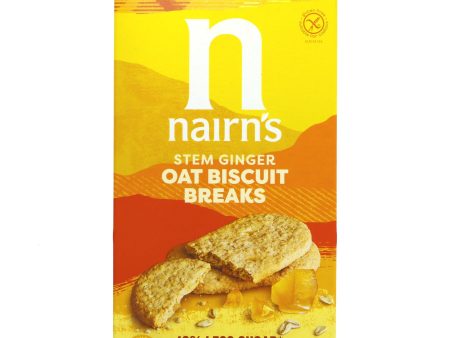 Nairn s | GF Biscuit Breaks Stem Ginger | 160g For Cheap