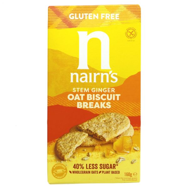 Nairn s | GF Biscuit Breaks Stem Ginger | 160g For Cheap