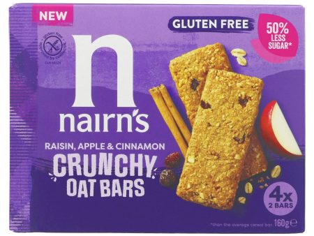 Nairn s | Raisin Apple & Cinnamon Oat Bar | 160g Fashion