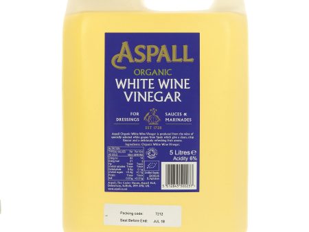 Aspall | White Wine Vinegar - Organic | 5L Hot on Sale