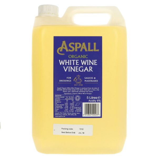 Aspall | White Wine Vinegar - Organic | 5L Hot on Sale