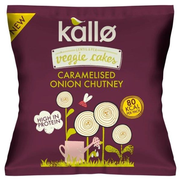 Kallo | Caramelised Onion Veggie Cakes | 22g Cheap