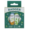 Badger Balm | Lip Balm Sticks - Green Pack - Ginger,unscent,tangerine,mint | sticks Online