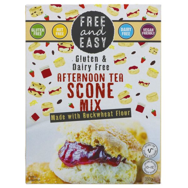 Free & Easy | Afternoon Tea Scone Mix | 350g Discount