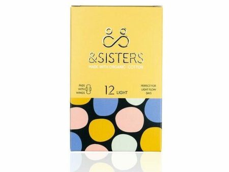 & Sisters | Pads with Wings - Light | 10 pads Online Sale