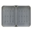 Alter Native | Travel Soap Tin - Double Size - Al tin with 2 drainage inserts | tin Cheap