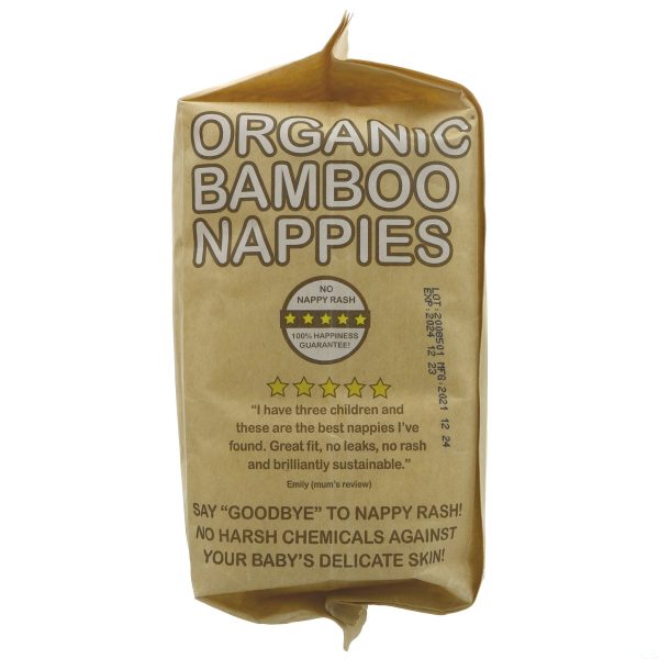 Beaming Baby | Organic Bamboo Nappies Size 1 - 2-6kg, 32 pcs bag | 32 Online Sale