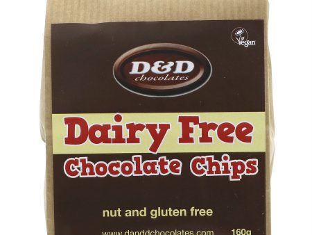 D & D Chocolates | Dairy Free Chocolate Chips | 160G Supply