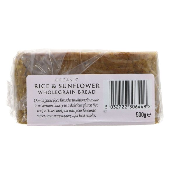 Biona | Rice Bread with Sunflower Seed - Organic and Gluten Free | 500g Sale