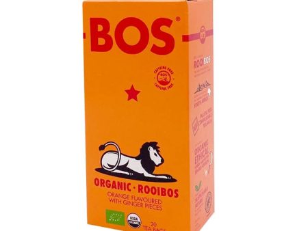 BOS | Rooibos - Orange & Ginger | 20 bags For Cheap