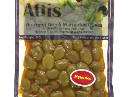 Attis Gourmet | Mykonos - Pitted Green Olives | 400G Sale