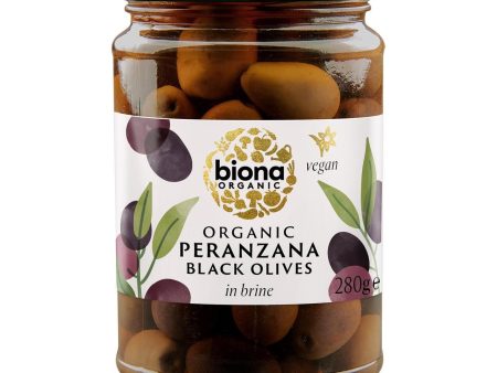 Biona | Italian Pitted Black Olives | 280g For Sale